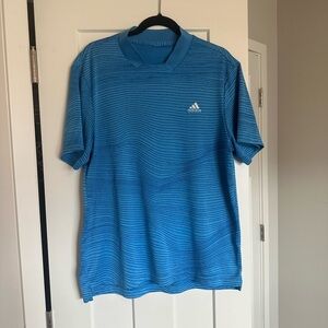 Adidas Men's Blue Polo Shirt large